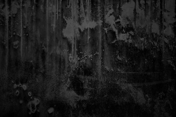texture of dark gray concrete wall, texture of grungy black concrete wall as background