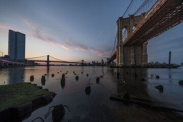 Brooklin Bridge im Morgenrot