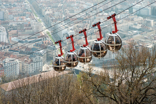 Grenoble's famous ball cable car