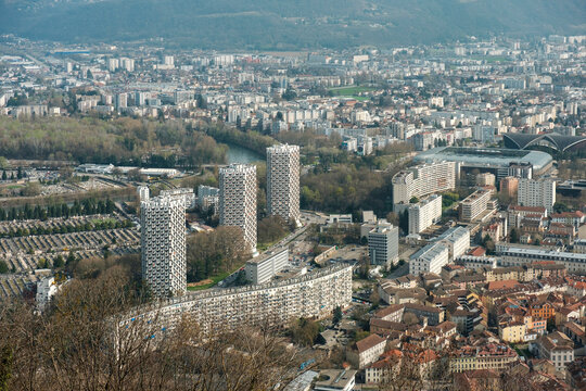 Housing towers in Grenoble, France