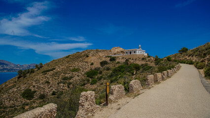 Fototapeta premium Faro del Albir en Sierra Heladam Costa Blanca, Alicante