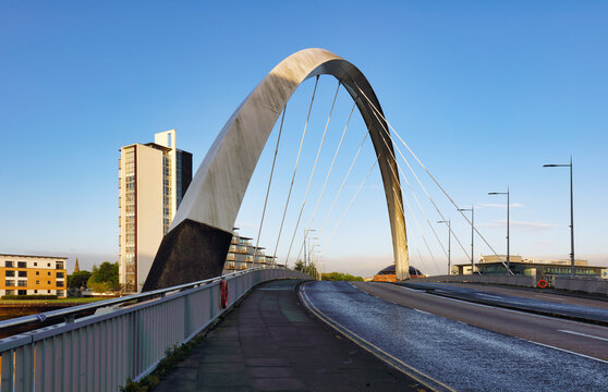 Clyde Arc in Glasgow, Scotland