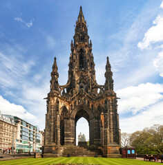 Scott Monument in Edinburgh, Scotland, United Kingdom