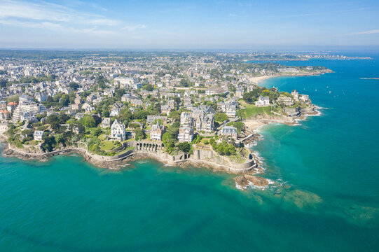 Dinard en Bretagne vue de drone