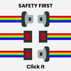safety first LGBTQ poster