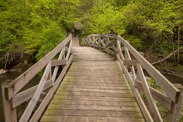 Footbridge Across Ramsey Creek