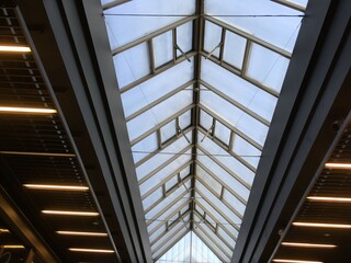 Beautiful ceiling of the mall