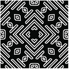 Abstract background with black and white pattern. Unique geometric vector swatch. Perfect for site backdrop, wrapping paper, wallpaper, textile and surface design.