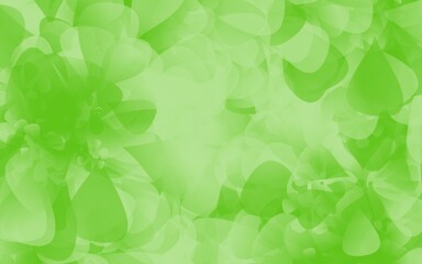 background with leaves abstract green blobs