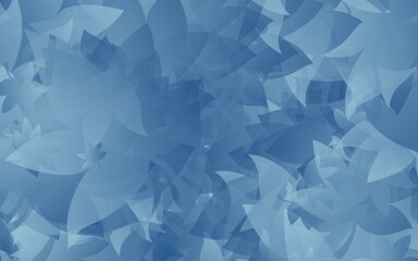 Obraz premium abstract blue leaf background