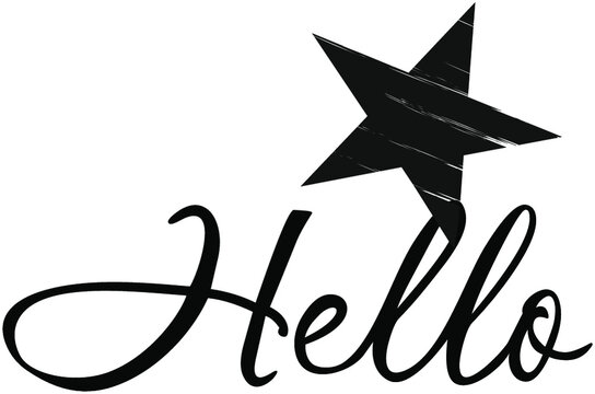 hello with star