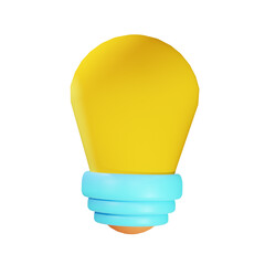 light business theme 3d illustration icon