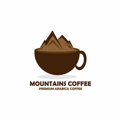 coffee cup icon. illustration of coffee cup logo vector