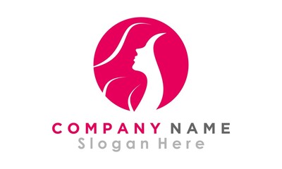 logo woman beauty icon