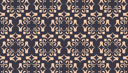 flat ornament line pattern design