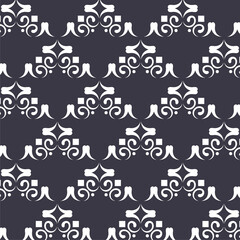 flat ornament line pattern design