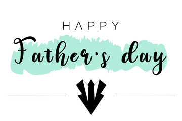 Happy Father s Day greeting Card. Vector illustration.