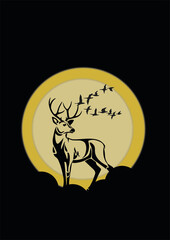 Deer cartoon image