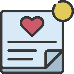 Love Note Icon