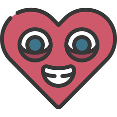 Love Heart Emoji Icon