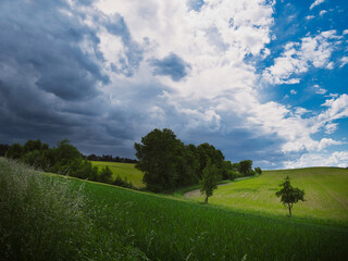 aufziehende Gewitterwolken