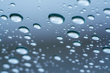 ガラスに付いた水滴