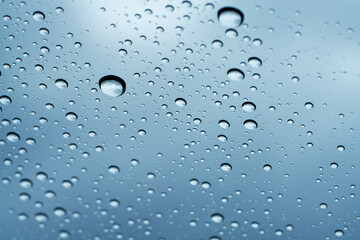 ガラスに付いた水滴