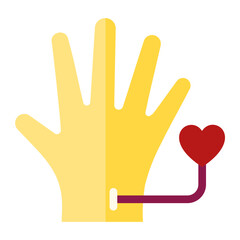 blood transfusion Flat icon