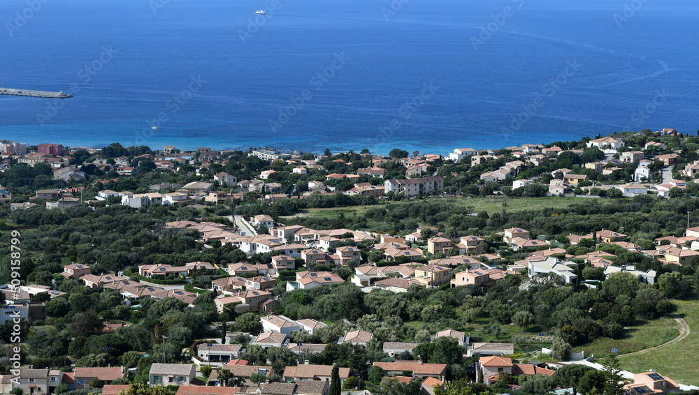 Poster corse..l'île rousse