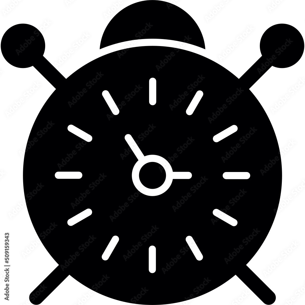 Sticker 1 - alarm clock icon