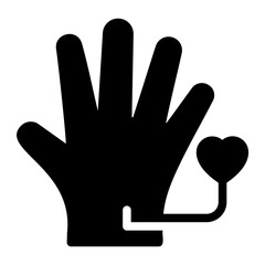 blood transfusion glyph icon