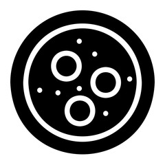 red blood cells glyph icon