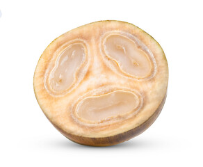 Asian Palmyra palm isolated on white