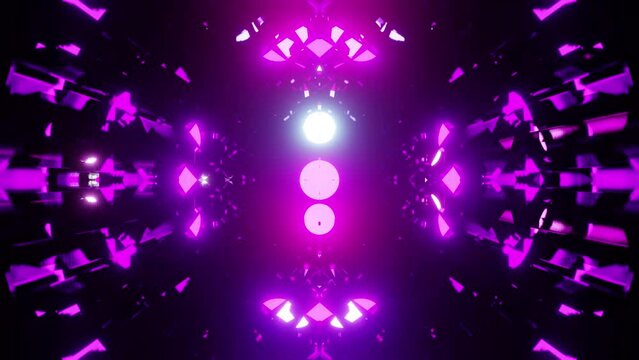 Purple and pink crystall blinking lights background VJ loop
