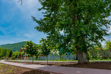 Tourist gem - Shiryaevo village in a picturesque forest and mountain range Zhigulevsky State Reserve, located in the National Park 