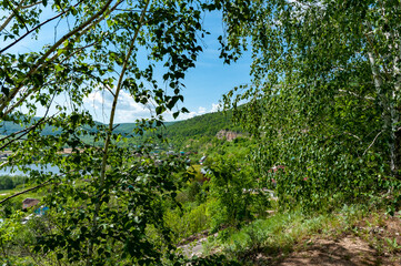 Tourist gem - Shiryaevo village in a picturesque forest and mountain range Zhigulevsky State Reserve, located in the National Park 