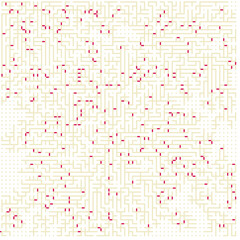 Albert-Laszlo Barabasi algorithm network visualization implementation illustration