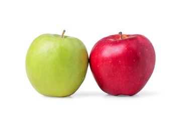 Red and green apples