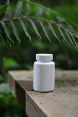 white cosmetic cream on table