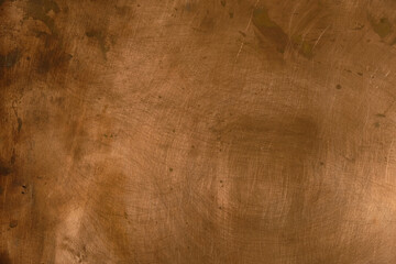 Grunge copper background. Natural lighting.