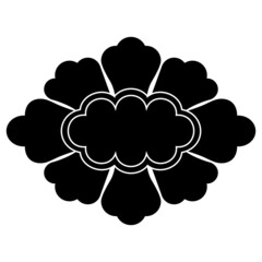 家紋です。鹿島牡丹といいます。 © じゅん