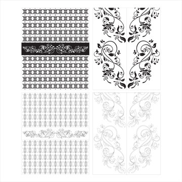 geometric Pattern for Office frosted Glass Window, Door, and Partition in different Designs. Sticker, Vinyl, Printing, Mashrabiya, Fabric.
