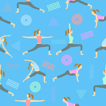 Seamless Pattern With Fitness Images – Browse 20,833 Stock Photos ...