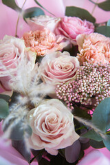 pink roses bouquet