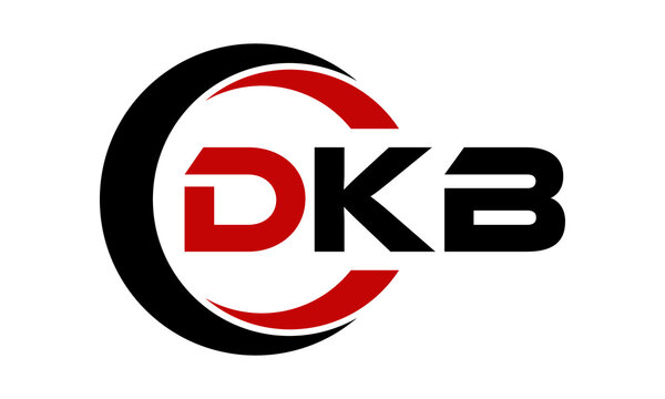 DKB swoosh three letter logo design vector template | monogram logo | abstract logo | wordmark logo | letter mark logo | business logo | brand logo | flat logo | minimalist logo | text | word | symbol