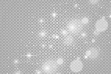 Brilliant gold dust vector shine. Glittering shiny ornaments for background. Vector illustration.