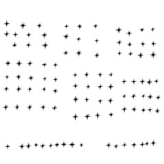 set of black and white Brush 