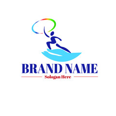 Logo for sports, fund, business brand identity