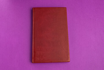 Book over background - closeup detail