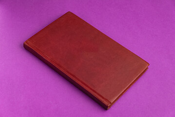 Book over background - closeup detail